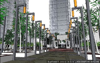 中式意境與現代生活的融合 中式小區景觀規劃設計